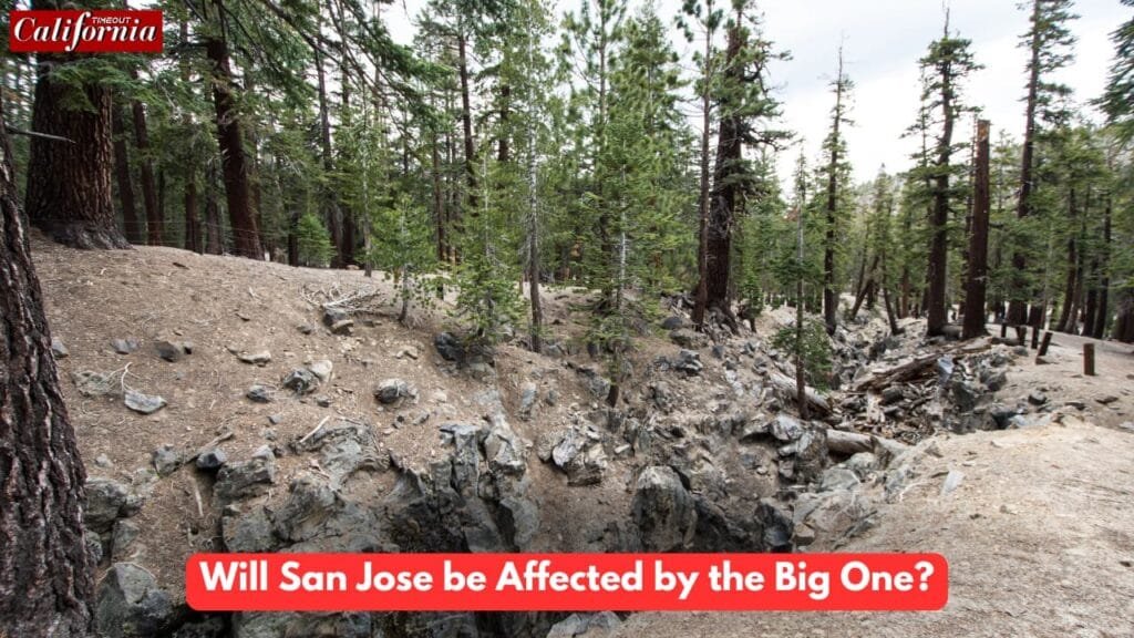 "Will San Jose be affected by the Big One? A seismic map showing earthquake risk in California."