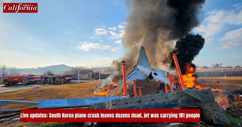 Live updates South Korea plane crash leaves dozens dead, jet was carrying 181 people