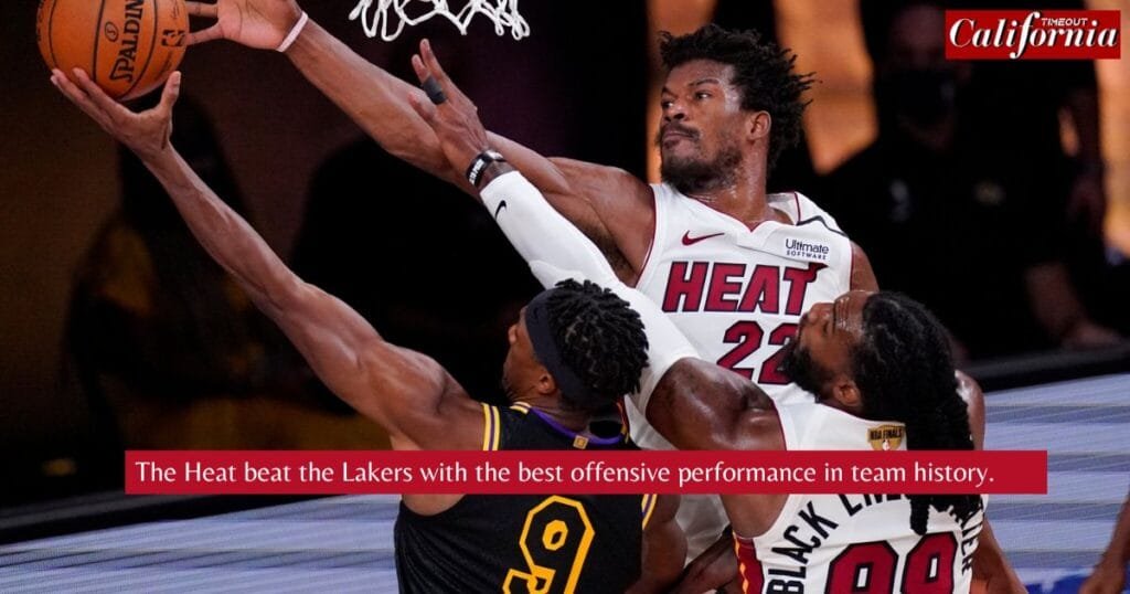 The Heat beat the Lakers with the best offensive performance in team history.