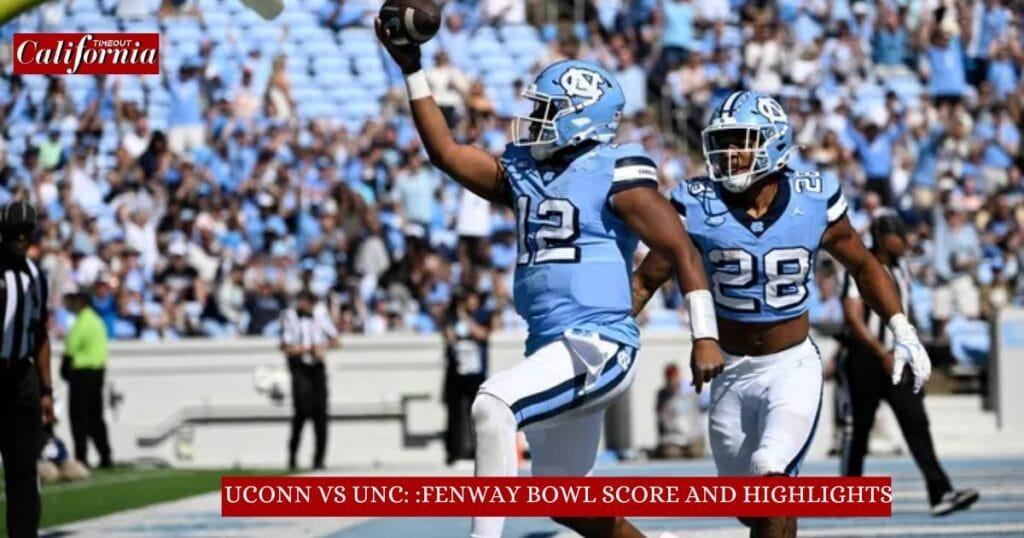 Uconn vs UncFenway Bowl score and highlights