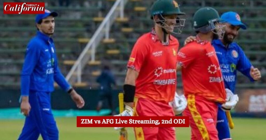 ZIM vs AFG Live Streaming, 2nd ODI