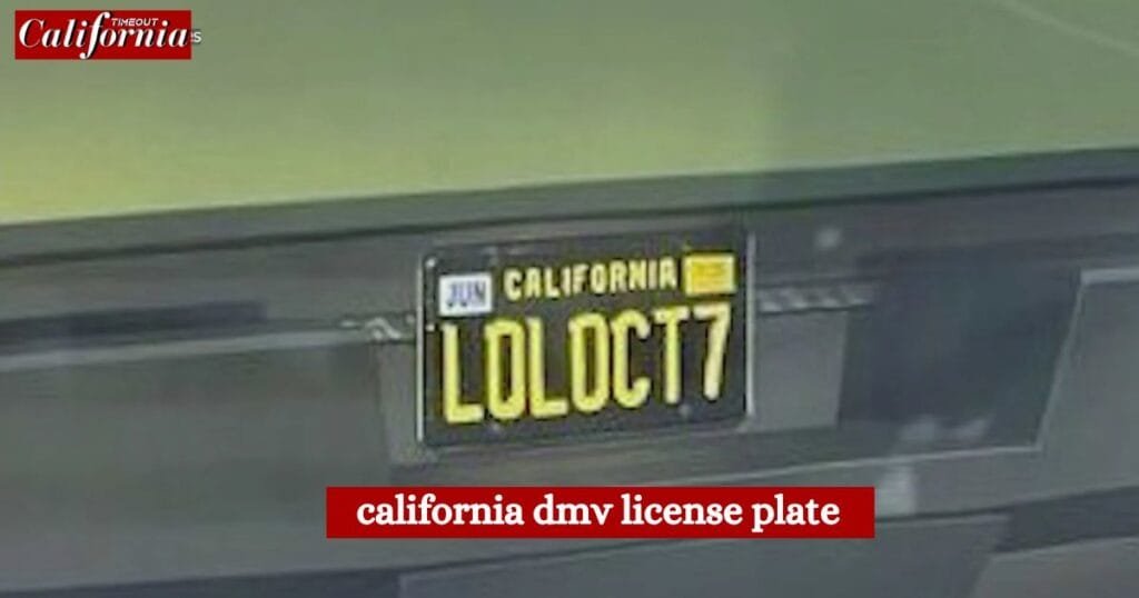 DMV apologizes for california dmv license plate that mocked October 7 attack on Israel.